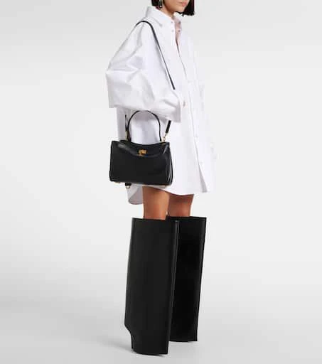 Balenciaga New Wander leather knee-high boots 3