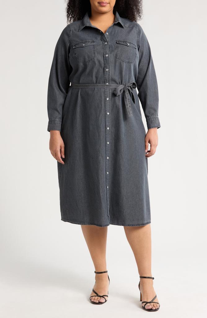 DR2 by Daniel Rainn Western Long Sleeve Shirtdress
