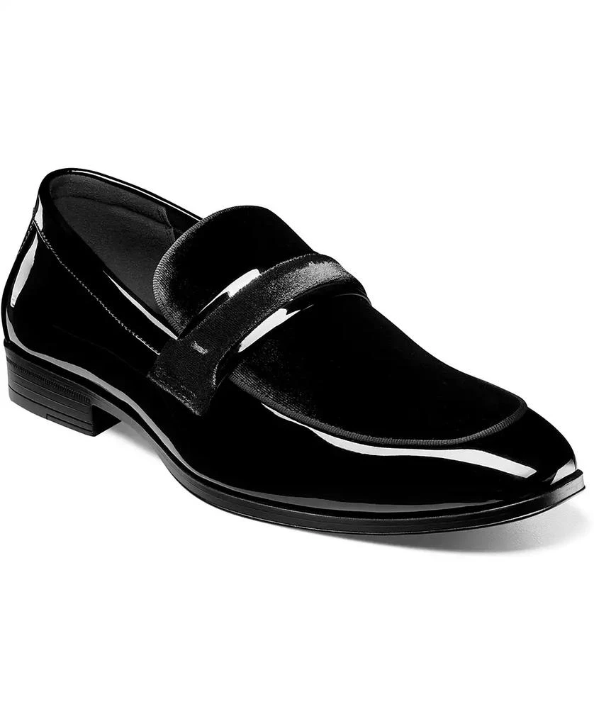 Stacy Adams Men's Spratley Moc Toe Saddle Slip On Loafer 1