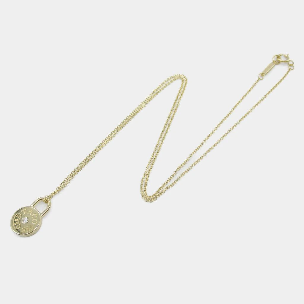 Tiffany & Co. Tiffany & Co. 18K Yellow Gold Tiffany 1837 Round Lock Pendant Necklace 3