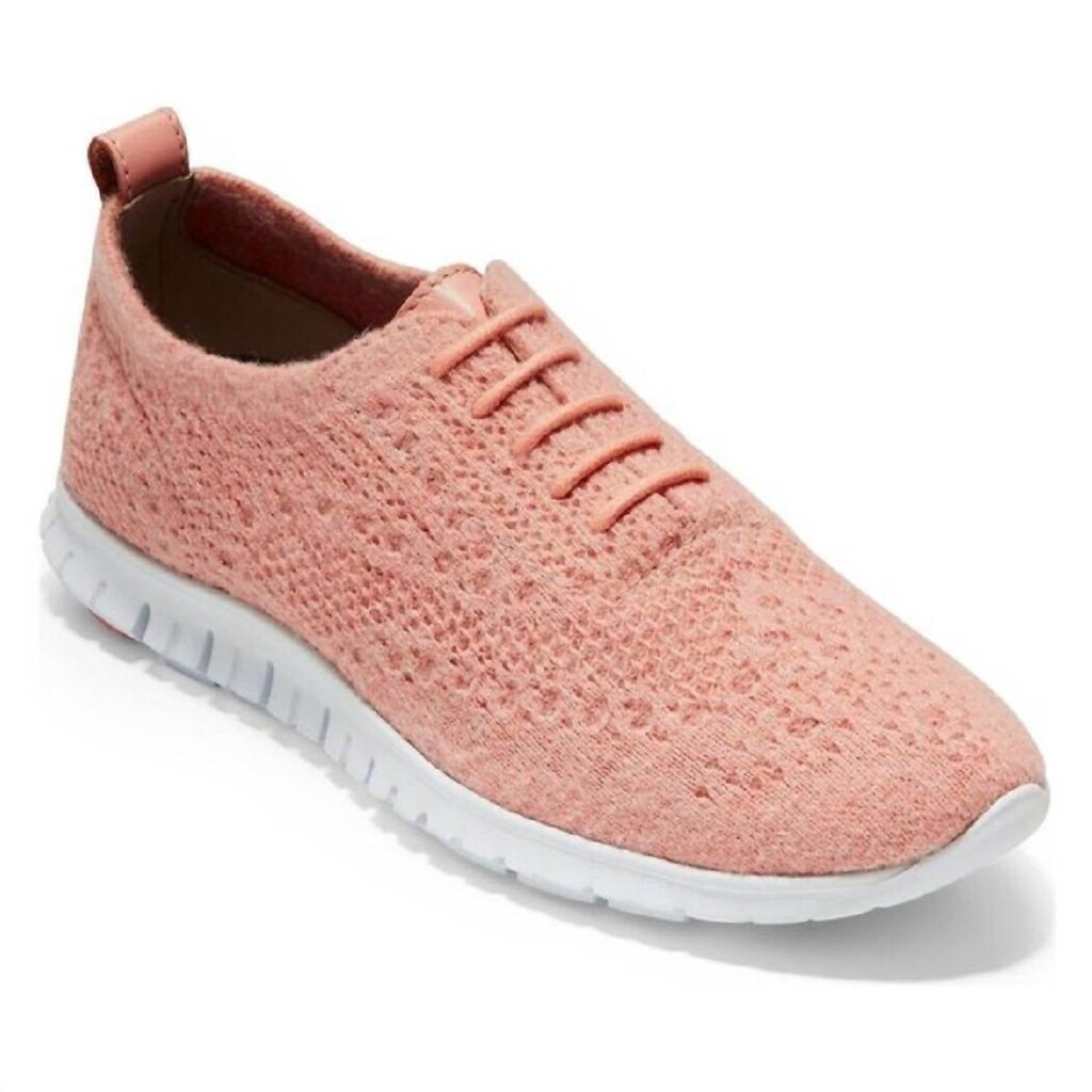 Cole Haan Women's Zerogrand Stitchlite Wool Oxford Sneakers In Coral Almond Heather