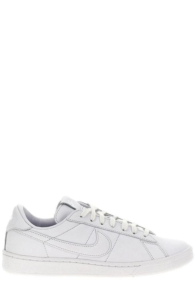 Black Comme des Garçons Black Comme des Garçons X Nike Swoosh Logo Lace-Up Sneakers 1