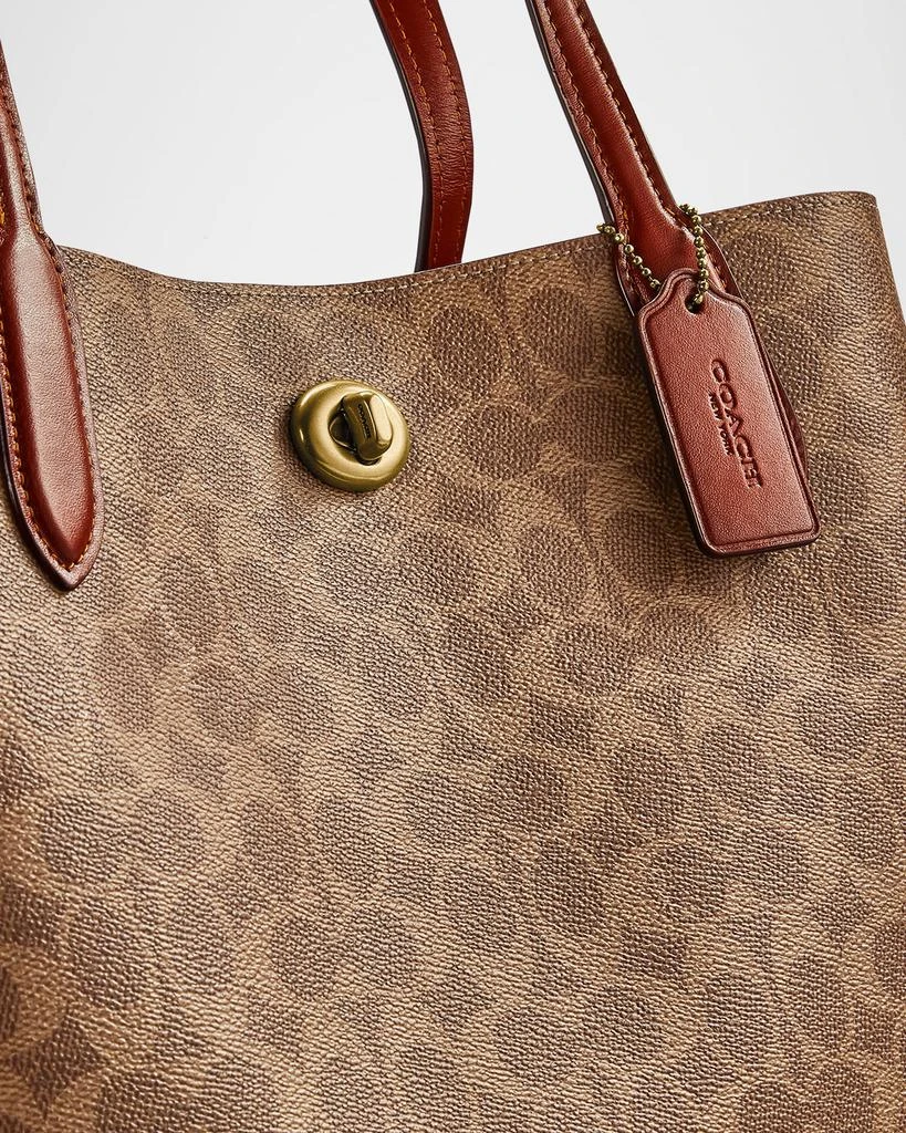Coach Willow Canvas Tote Bag 4