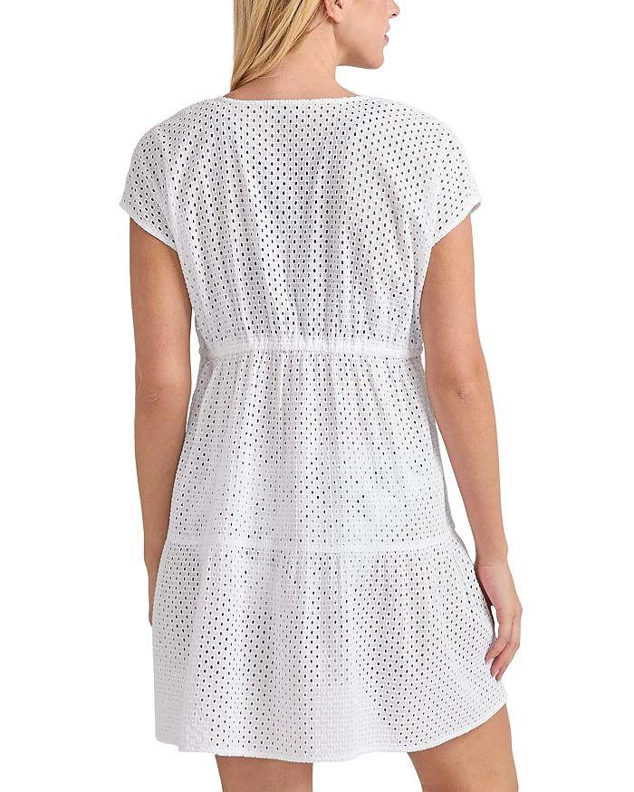 Tommy Bahama Eyelet Cove V Neck Swim Cover-Up Dress 2