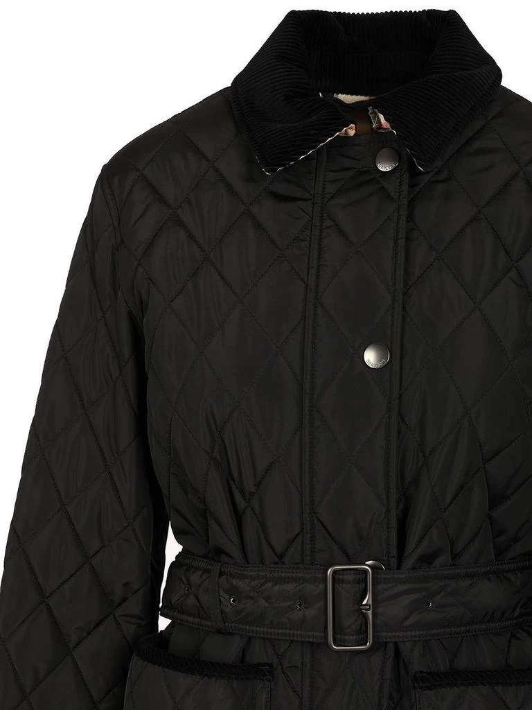 Burberry Burberry Quilted Belted Waist Jacket 4