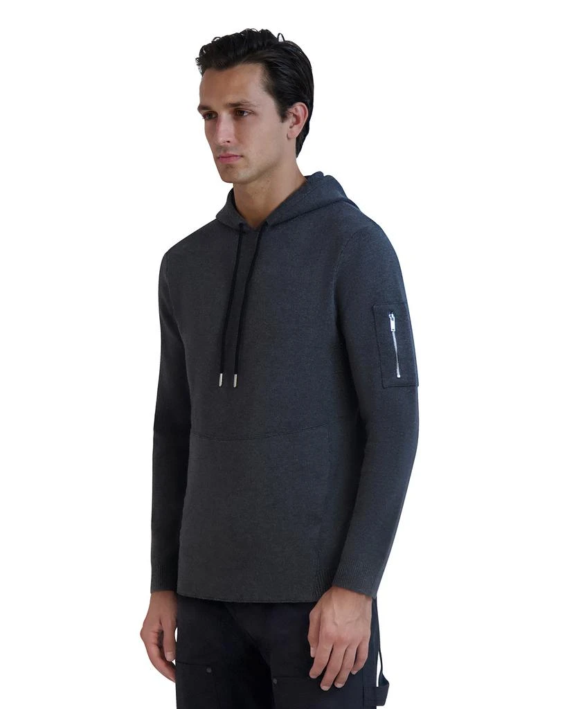 Karl Lagerfeld Paris ZIPPER SLEEVE SWEATER HOODIE 3