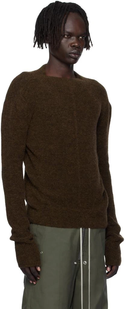 Rick Owens Brown Concordians Headon Pull Sweater 2
