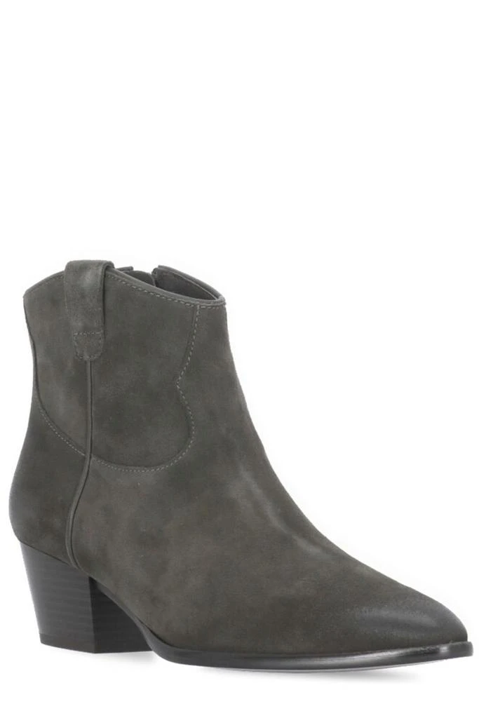 Ash Ash Pointed-Toe Side-Zip Ankle Boots 2