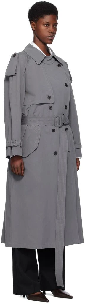 The Row Gray Avio Trench Coat 2