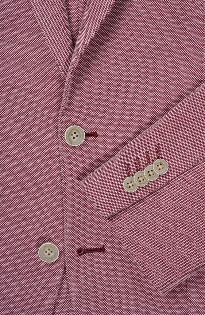 SAVILE ROW CO Notch Lapel Knit Blazer 7