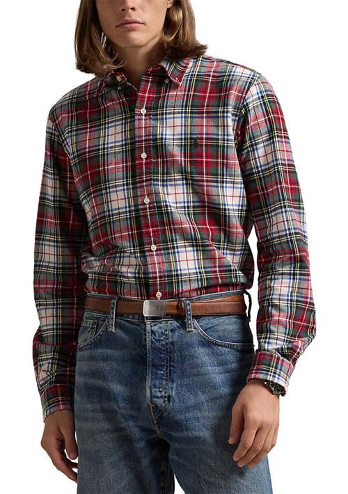 Ralph Lauren Ralph Lauren Classic Fit Plaid Brushed Oxford Shirt