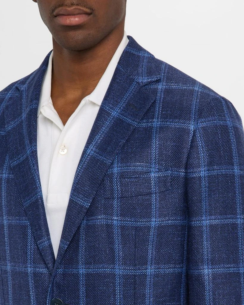 Sartorio Napoli Men's Large Overcheck Sport Coat 7