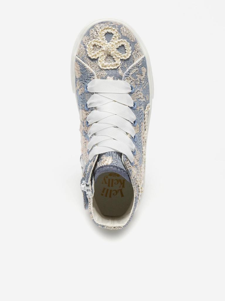 Lelli Kelly Girls Zoe Mid Baseball Boots in Blue