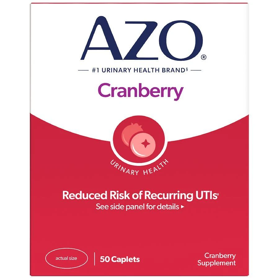 AZO Urinary Tract Health Cranberry Caplets Cranberry 1