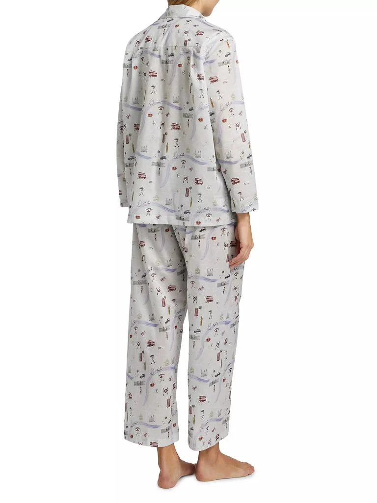 Pour Les Femmes London Cotton Pajamas 5