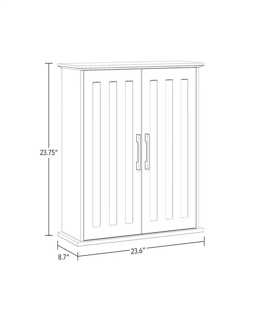 RiverRidge Home Monroe 2-Door Wall Cabinet 7