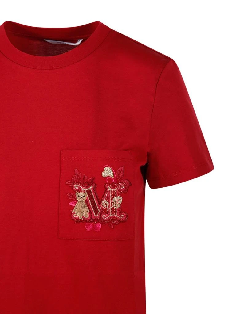 Max Mara Max Mara Nunzio Logo Embellished Crewneck T-Shirt 4