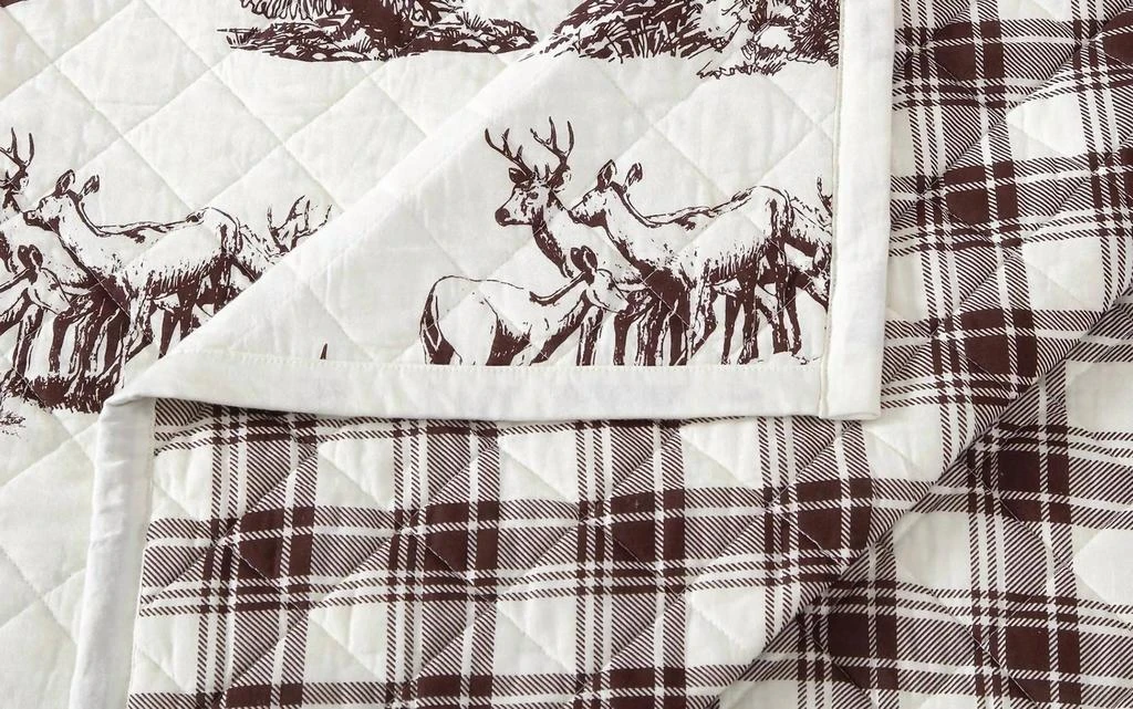 HiEnd Accents Hiend Accents - White Pine Reversible Quilt Set 2