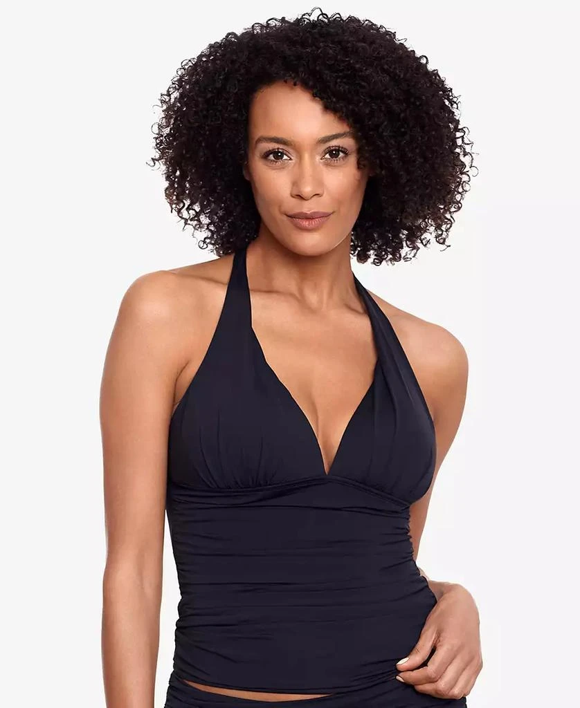 Ralph Lauren Beach Club Solid Molded Cup Halter Tankini Top 1