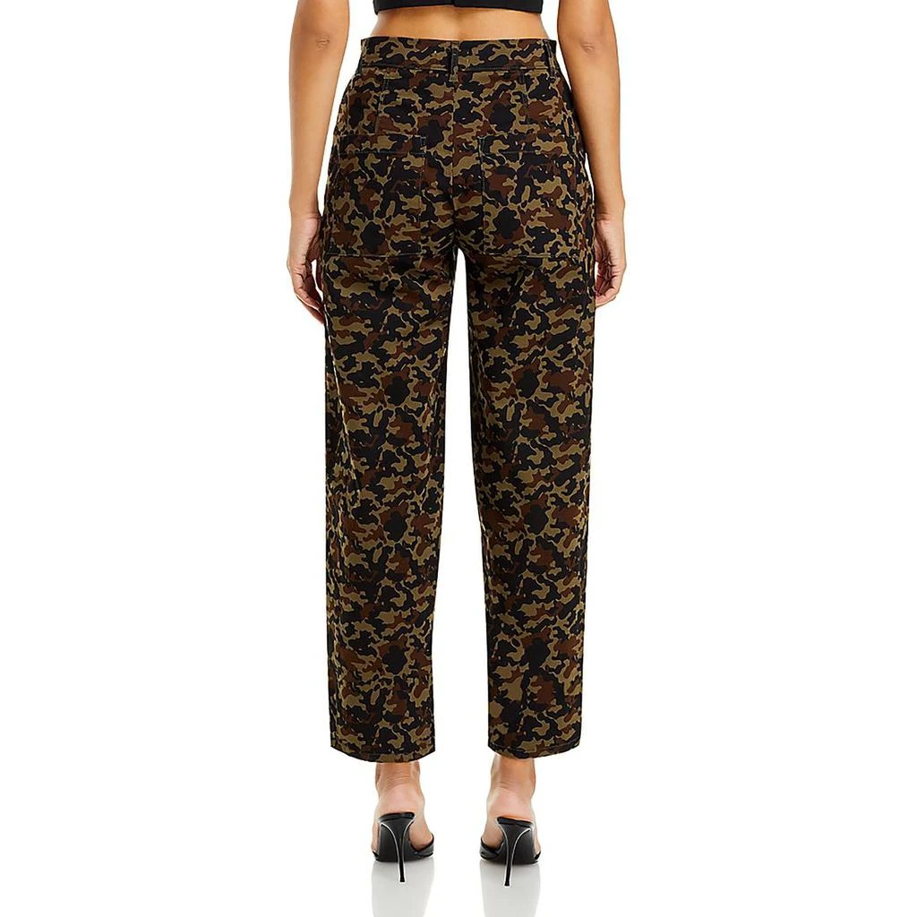 Avec Les Filles Womens Relaxed Camouflage Straight Leg Pants 2