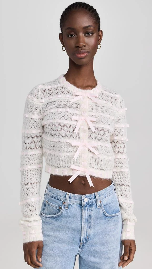 LOVESHACKFANCY Roselline Cardigan 1