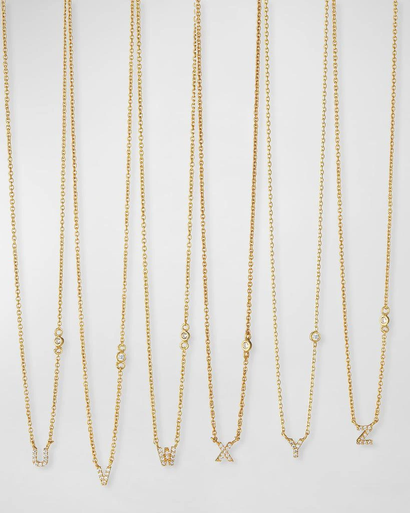 Tai Cubic Zirconia Initial Necklace 4