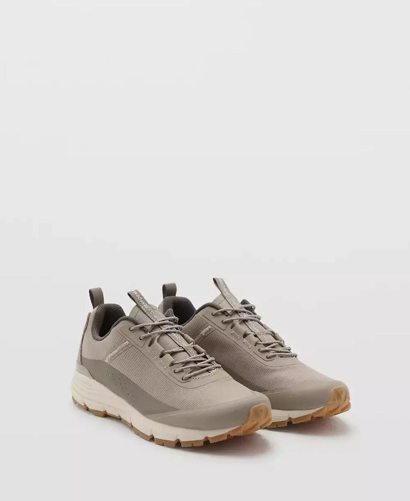 Mango Men's Lace-Up Panel Sneakers 1