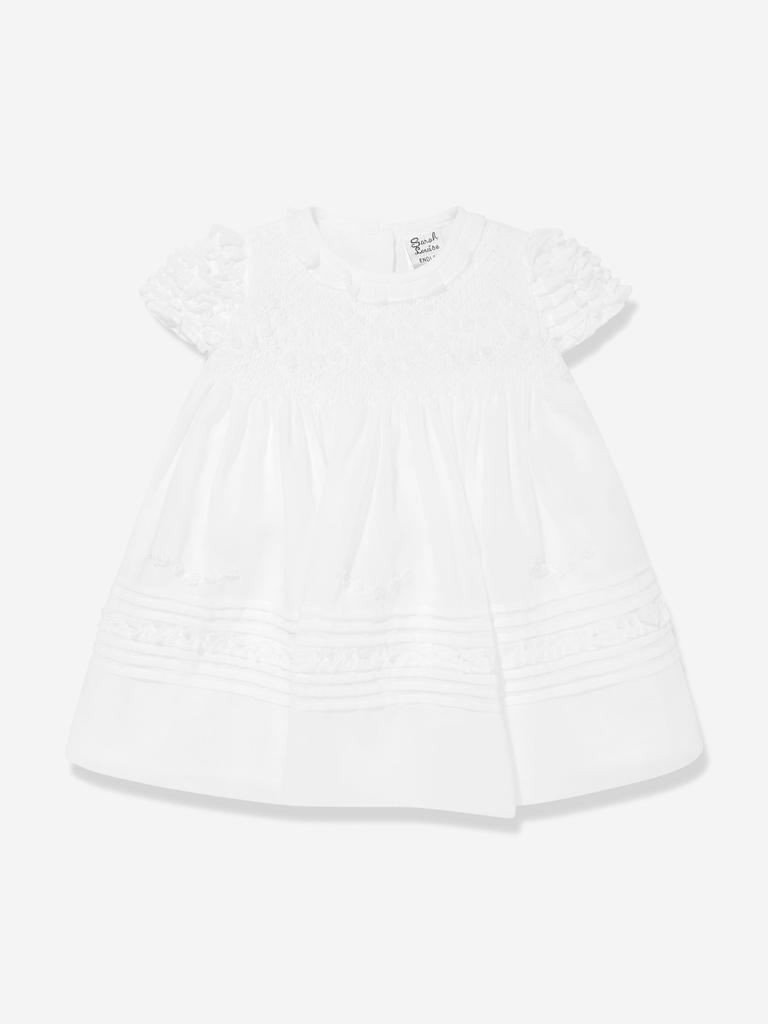 Sarah Louise Sarah Louise Baby Girls Dress And Bonnet in Ivory