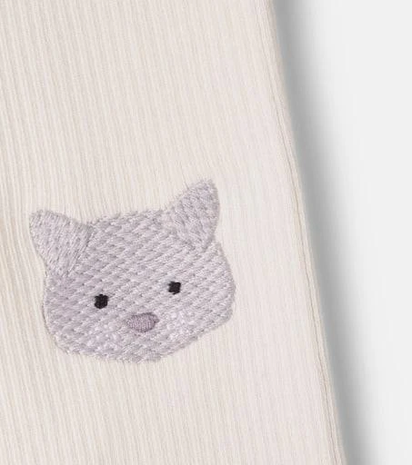 Donsje Baby Soenie embroidered cotton-blend leggings 3