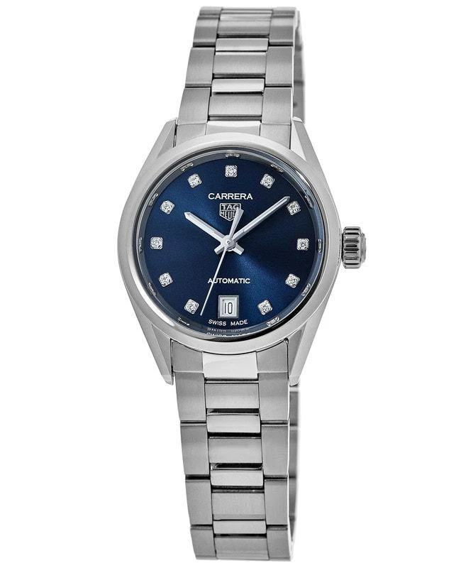 Tag Heuer Tag Heuer Carrera Automatic Blue Diamond Dial Steel Women's Watch WBN2413.BA0621 1