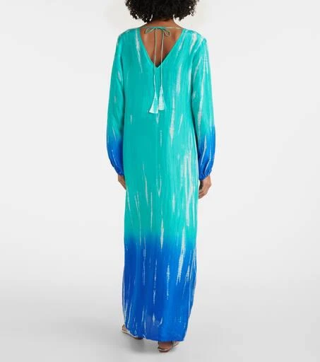 ANNA KOSTUROVA Ombré silk maxi dress 3