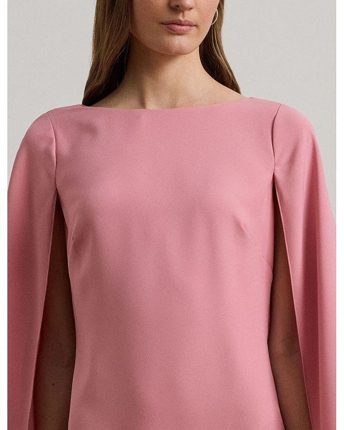 Cape Georgette Cocktail Dress  On Sale Now with Up to 59% Off | Discover  Exclusive Deals & Savings at BeyondStyle  Authentic Ralph Lauren women| dress with Limited-Time Discounts, Free Shipping, and