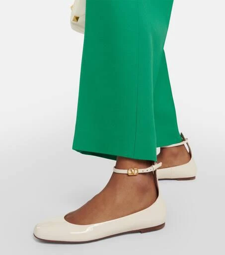 Valentino Tan-Go patent leather ballet flats 4