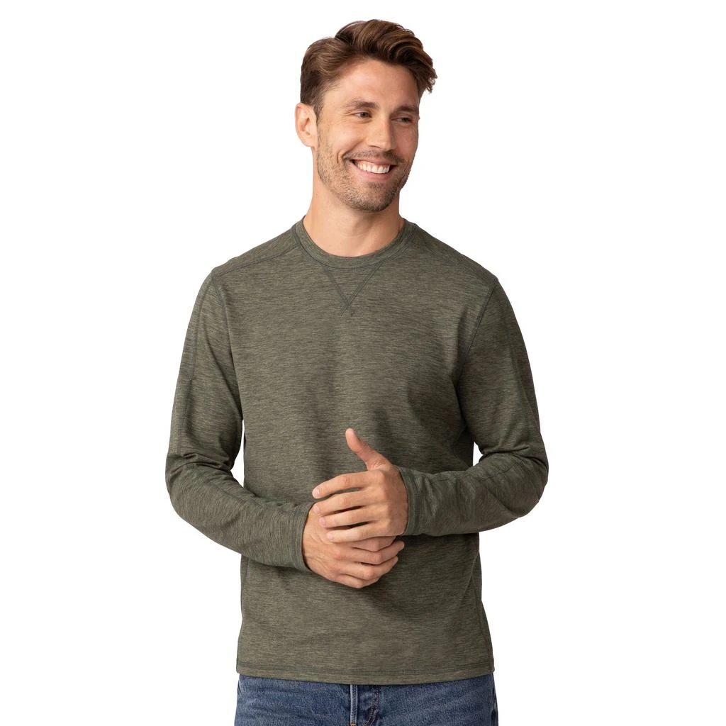 Free Country Men's FreeCycle Sueded Long Sleeve Crew Neck 2