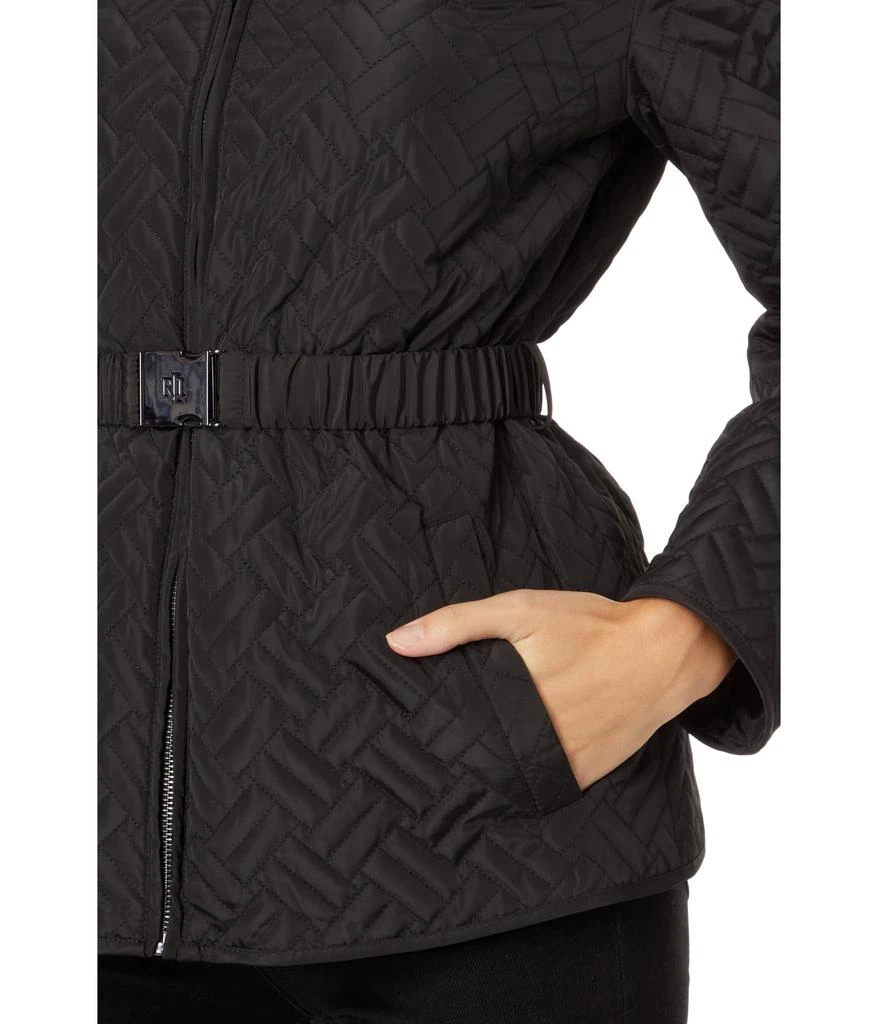 Ralph Lauren Blanket Quilt Belted Metal Buckle 3