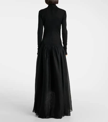 Jacques Wei Gathered maxi dress 3