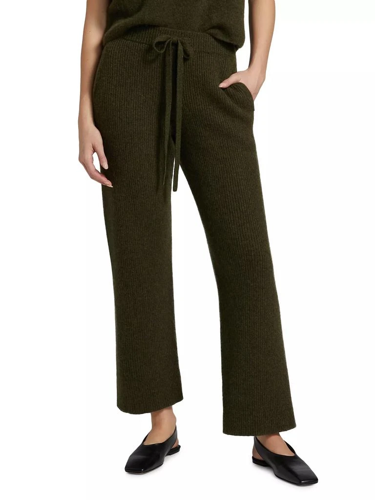 The Elder Statesman Cashmere Rib-Knit Lounge Pants 3