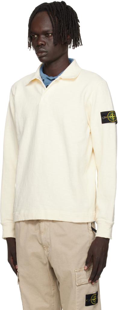 Shop Off-White 6100054 Vanisé Brushed Heavy Cotton Jersey Polo on