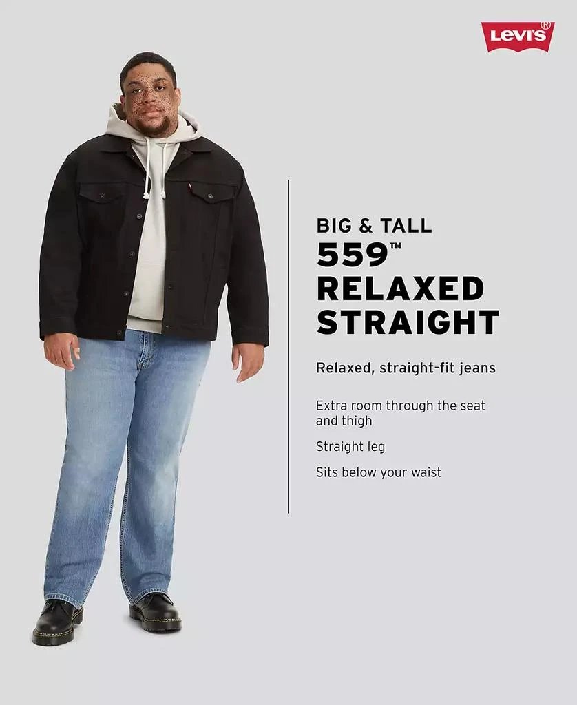Levi's Men's Big & Tall 559™ Relaxed Straight Fit Jeans 4