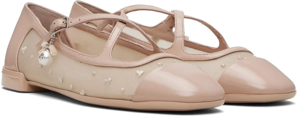 Jimmy Choo Pink Eleri Ballerina Flats 4