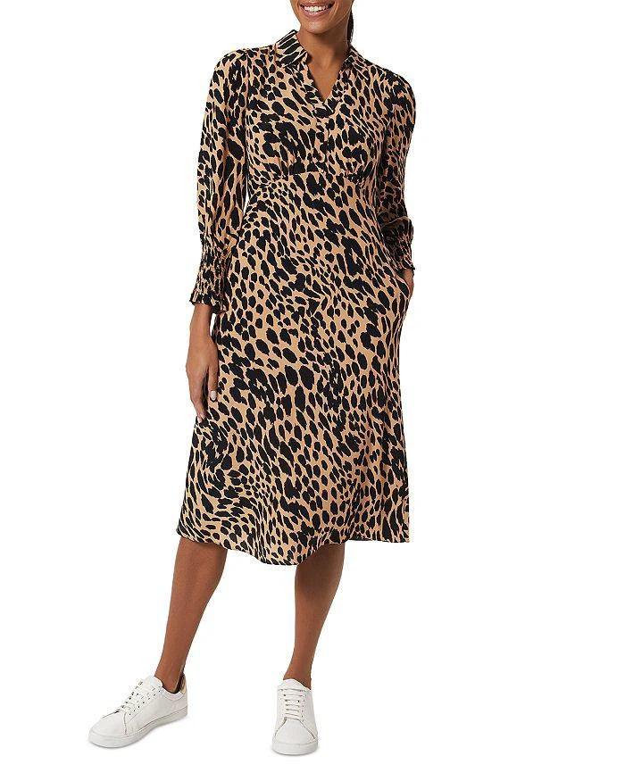 HOBBS LONDON Ariel Long Sleeve Midi Dress 1