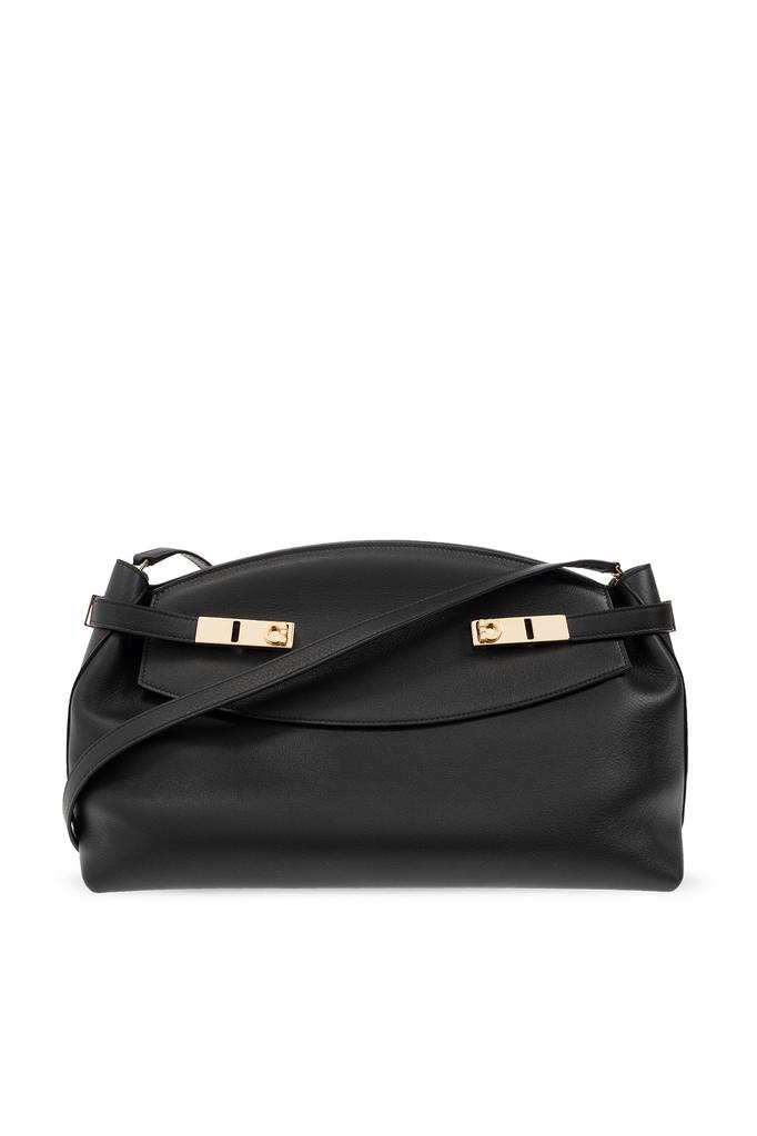 Salvatore Ferragamo Ferragamo Double Gancini Mini Crossbody