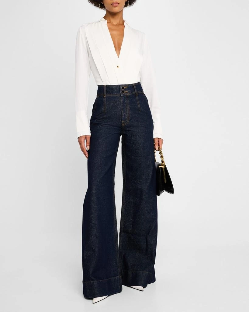 Derek Lam Mille High Rise Wide-Leg Jeans 2
