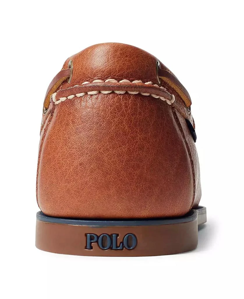 Ralph Lauren Bienne Tumbled Leather Boat Shoes 3