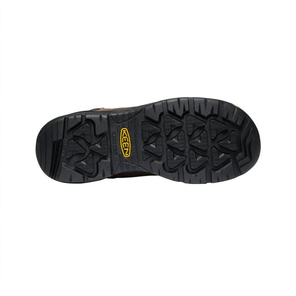 Keen Men's Portland 6" Waterproof Boot In Dark Earth/black 4