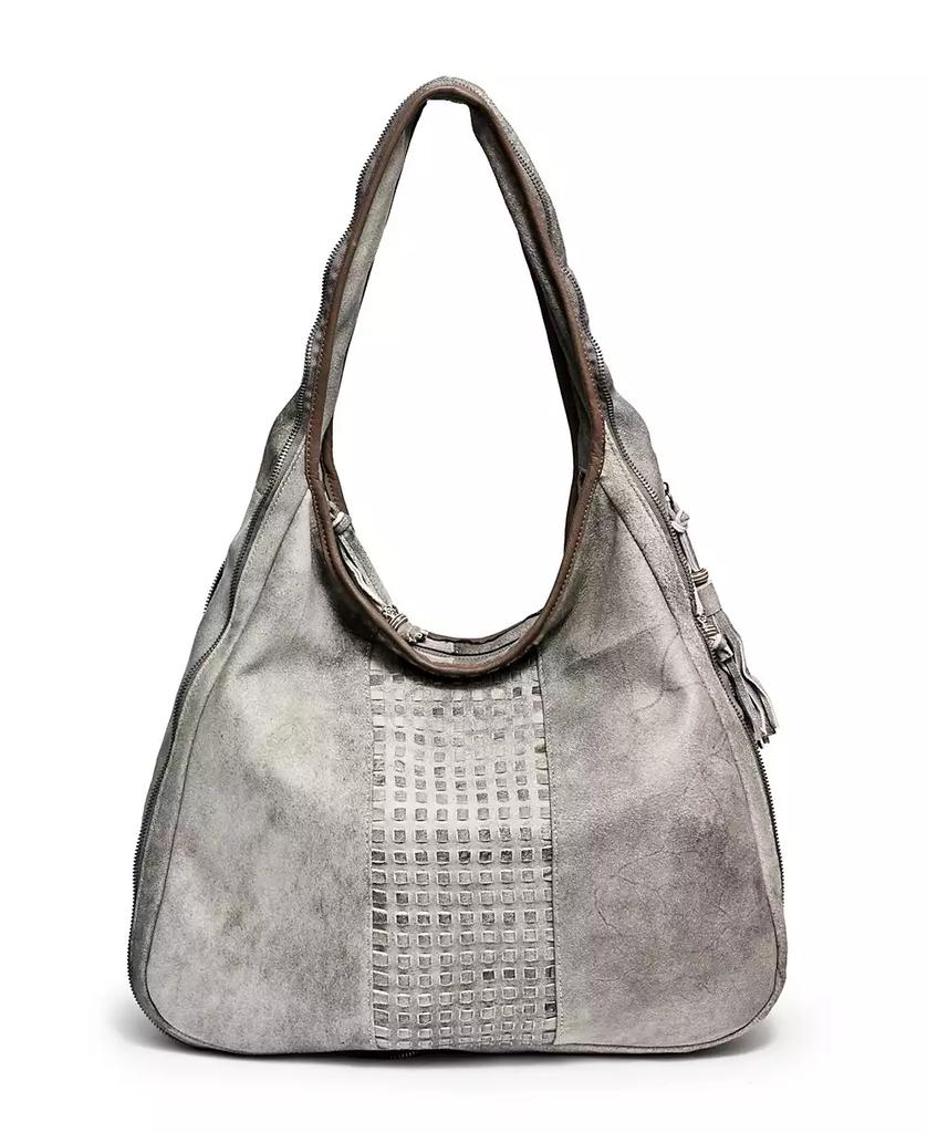 OLD TREND Women's Genuine Leather Dorado Expandable Hobo Bag