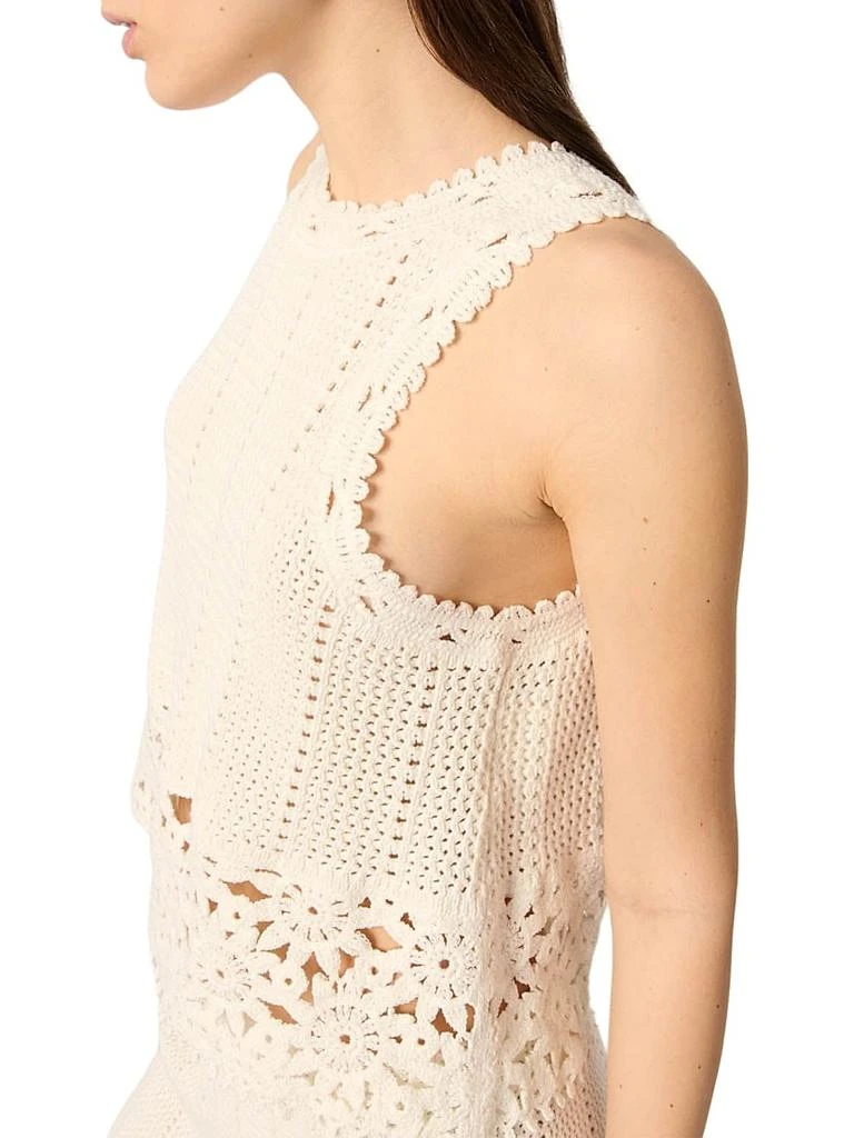 Maje Crochet Vest Top 5