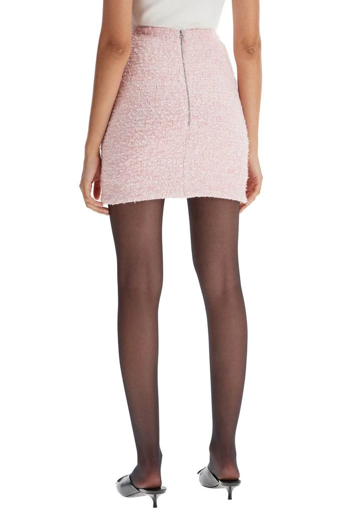 BALENCIAGA bicolor tweed mini skirt 3