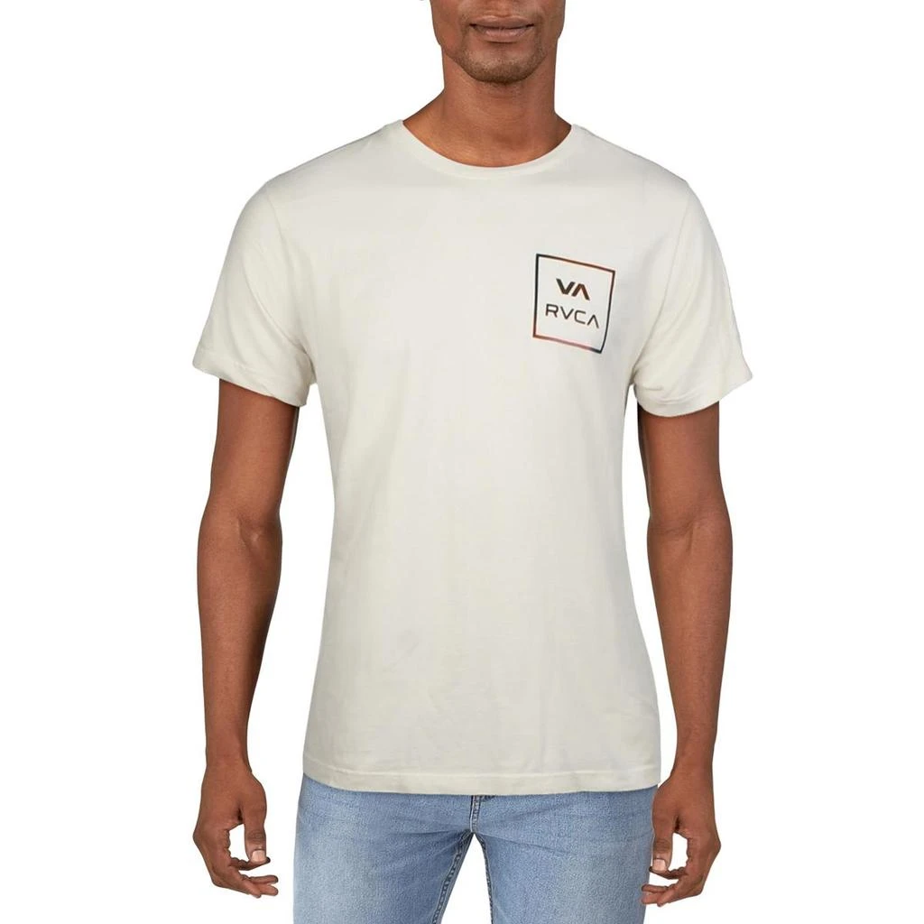 RVCA Mens Logo Cotton T-Shirt 1