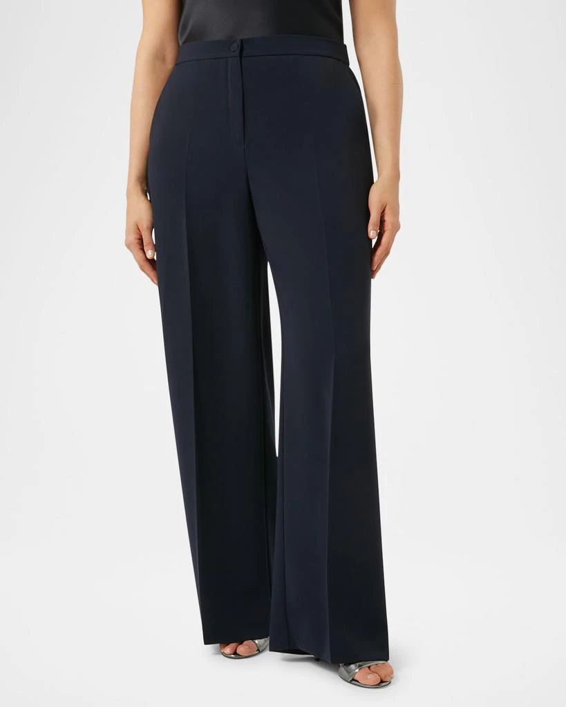 Marina Rinaldi Plus Size Riccor Straight-Leg Cady Trousers 4